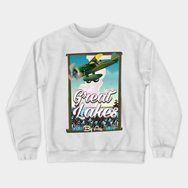 The Great Lakes Crewneck Sweatshirt by nickemporium1